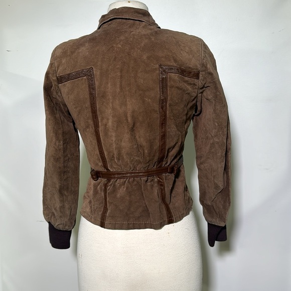 Vintage Sears Suede Girls Jacket Size L - Picture 4 of 8
